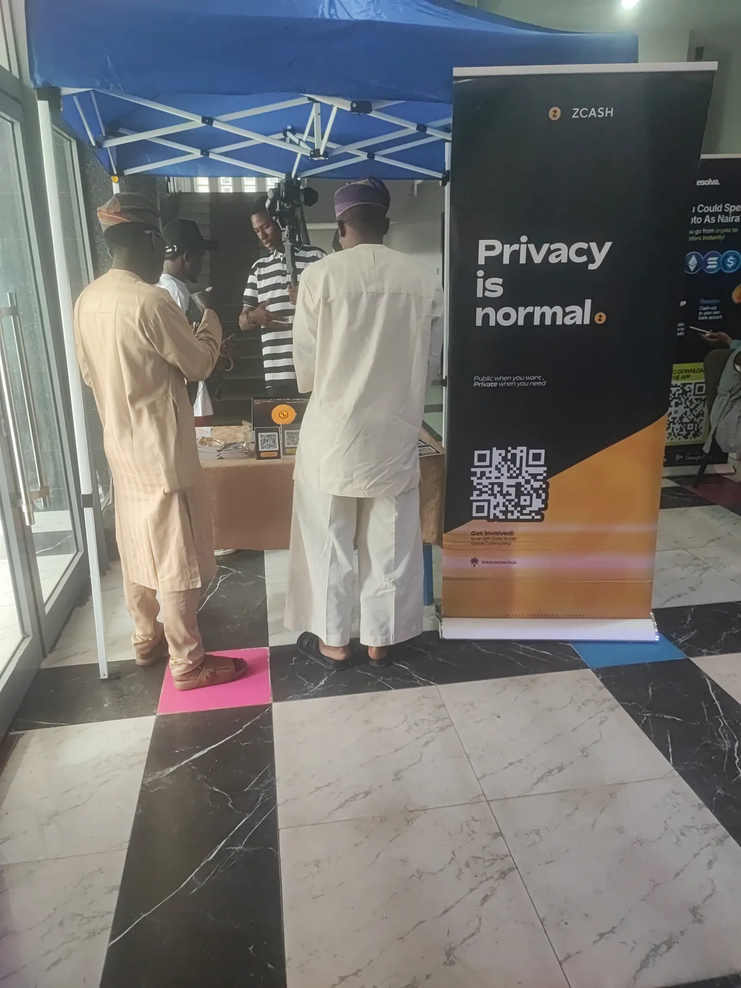 Booth Zcash di Web3 Lagos