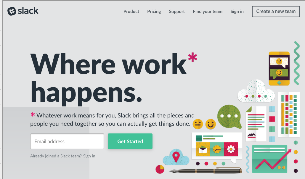 Series G (2017) ,  “Where work happens”