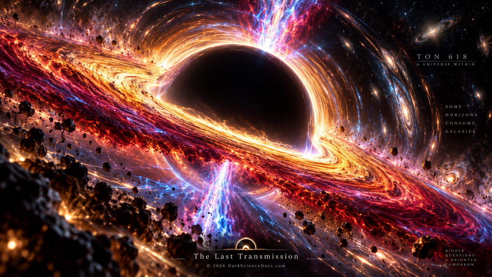 TON 618: The Black Hole So Enormous That Astronomers Still Disagree About Its Size