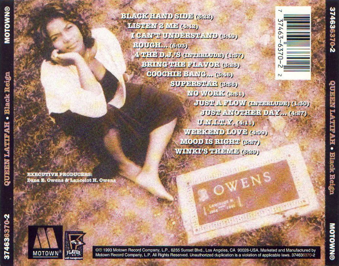 Thirty Years Of Queen Latifah's Black Reign Still Rules CARATULAS DE CD DE MUSICA: Queen Latifah Black Reign (1993)