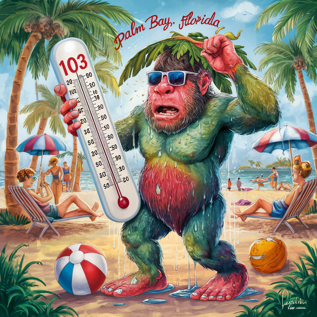 Image for article: Palm Bay Under First Heat Advisory of the Season: Stay Cool and Hydrated ☀️🌡️