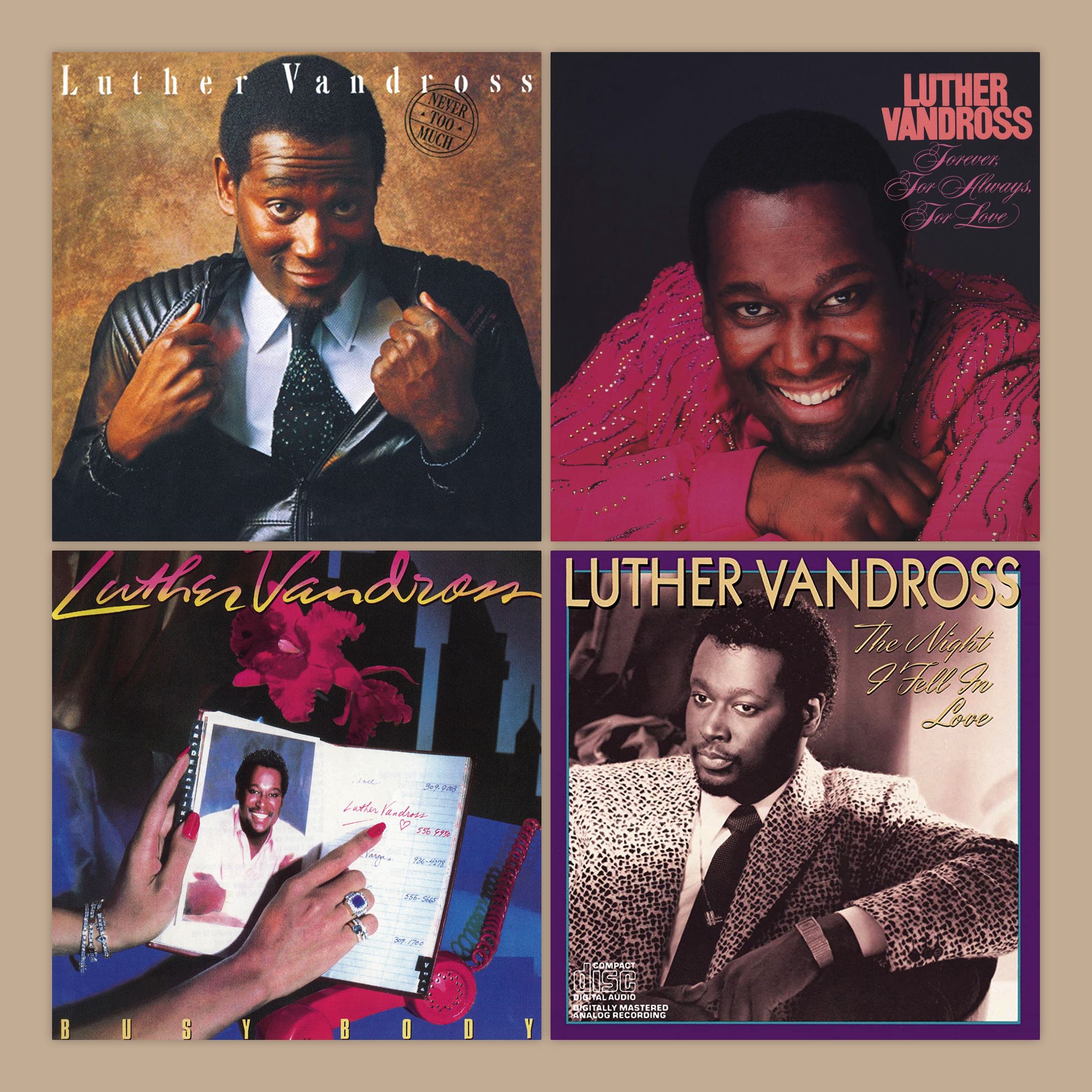 The Golden Quartet: Luther Vandross' Legendary Album Run