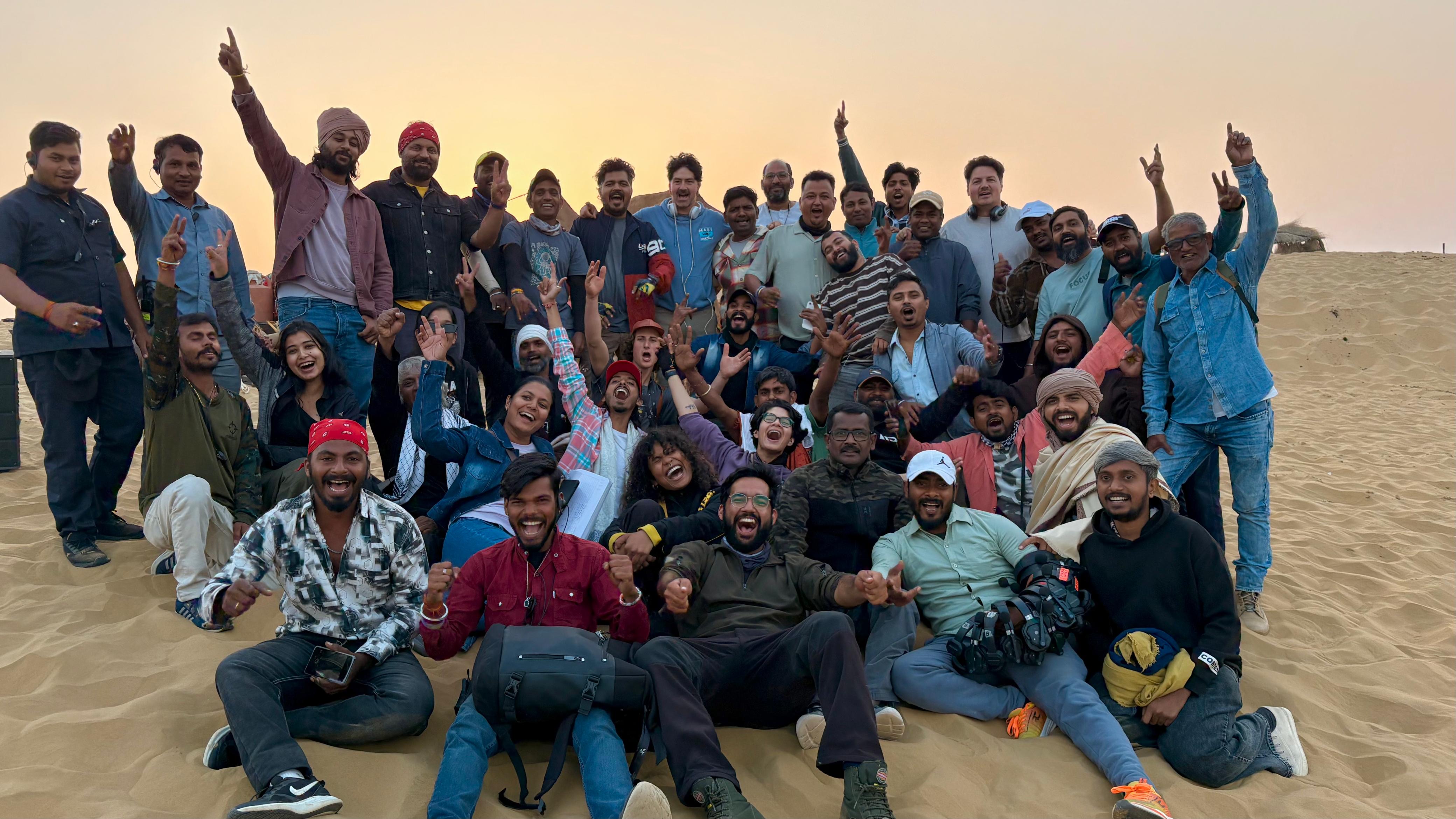 Cinematic production still from the upcoming Daniel biblical epic movie by the Kooman Brothers filmed on location in India