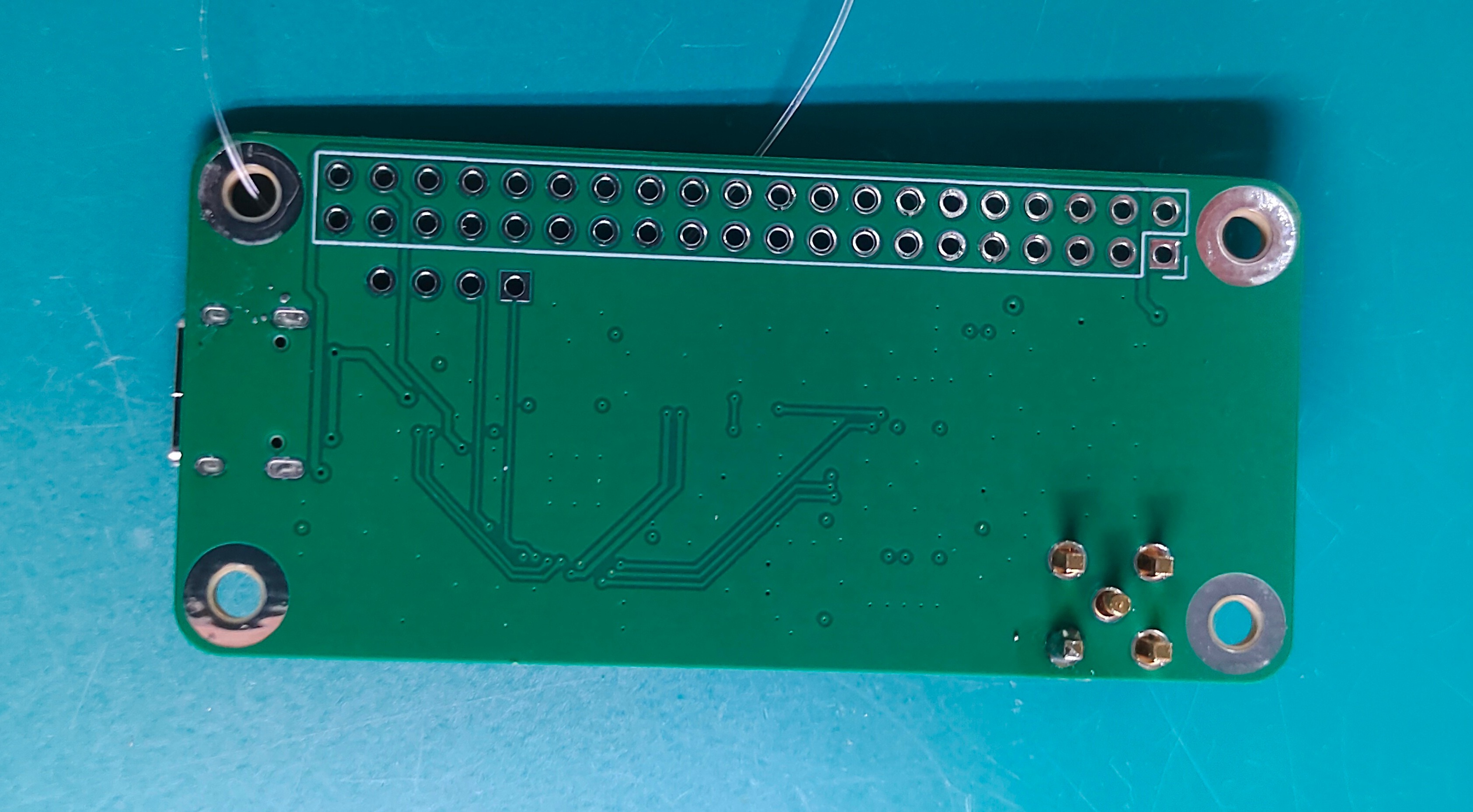 CC1200 Hat, bottom of board