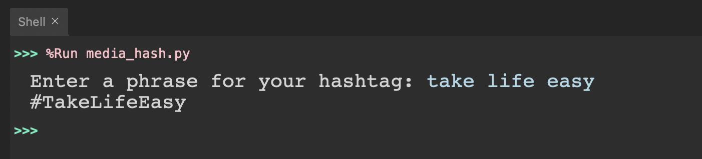 Use Python to Generate Social Media Hashtags