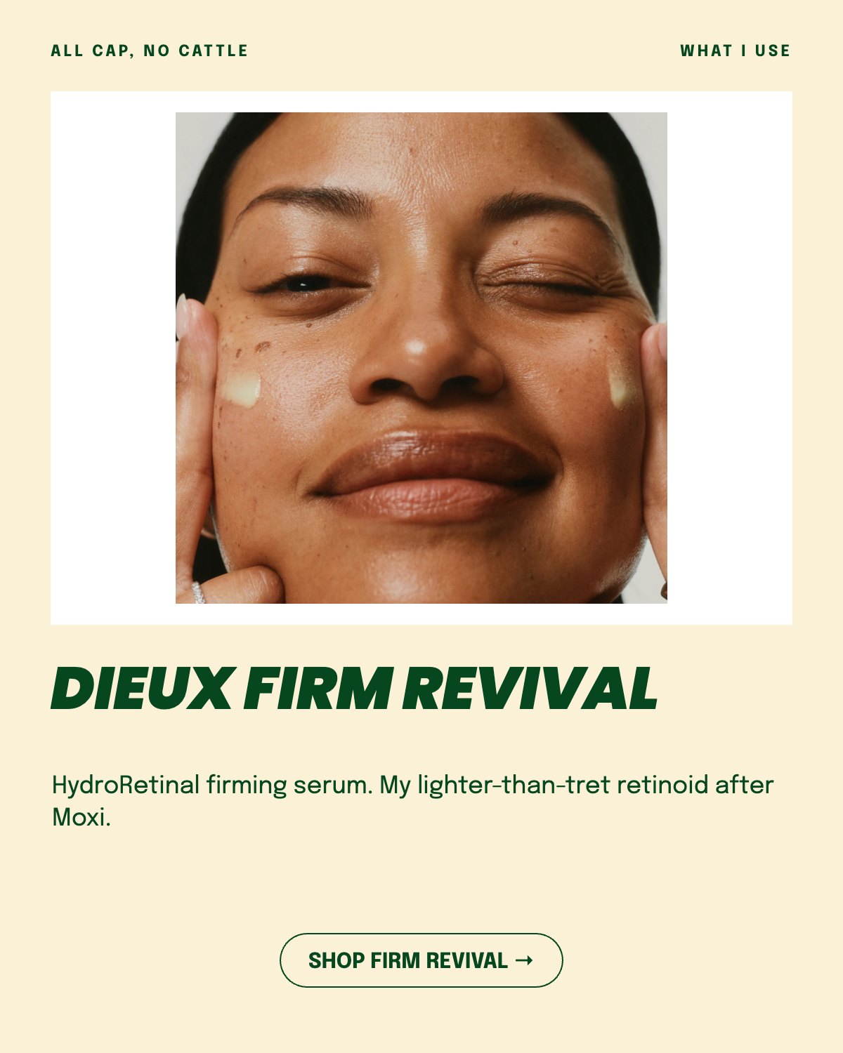 Dieux Firm Revival Hydroretinal Firming Serum
