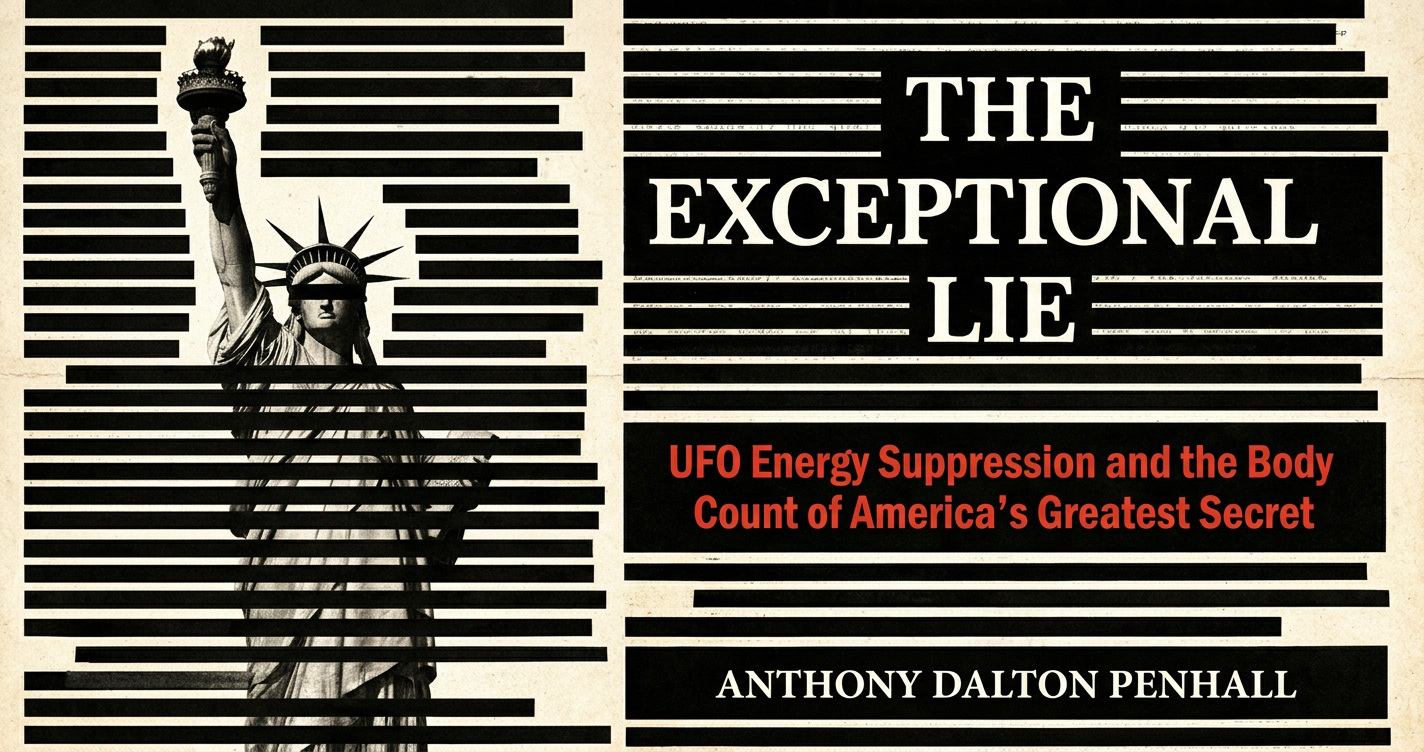 MUST READ: 'The Exceptional Lie: UFOs, Energy Suppression, and the Body Count Behind America's Greatest Secret'