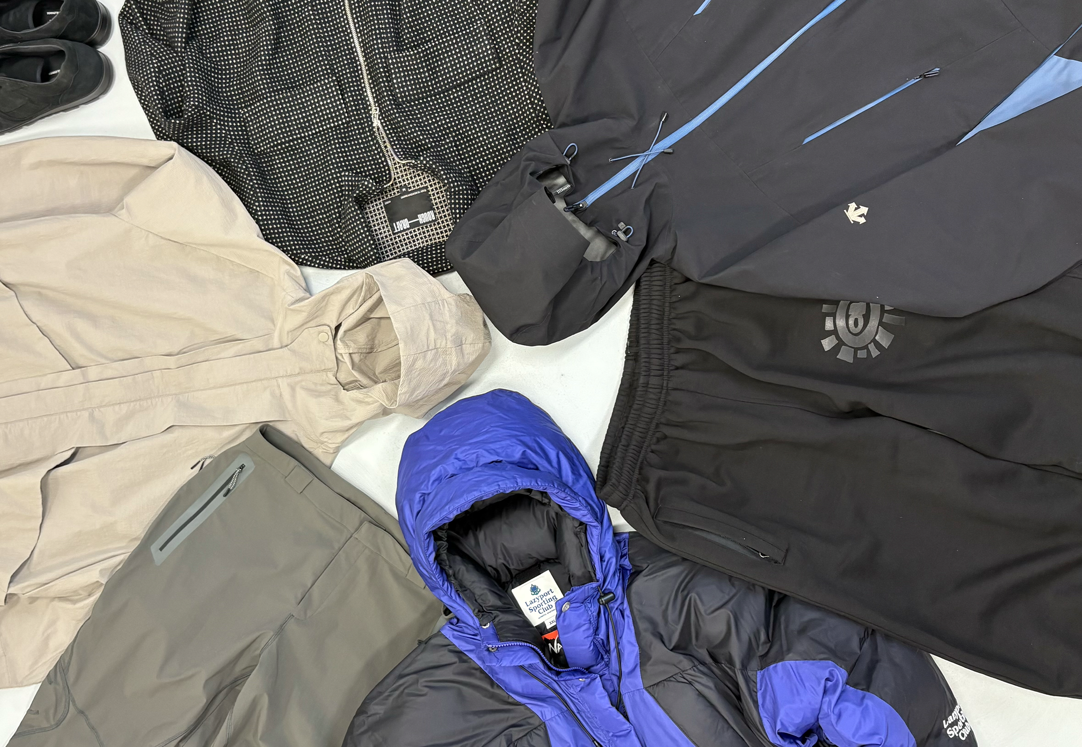 ジャケット・アウター jjjjound Thermal Shirt Thermal Flannel Shirt - Black – JJJJound