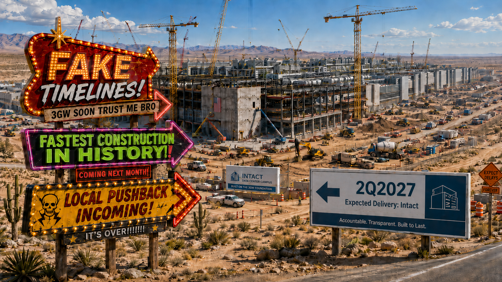 Stop Saying Half of 2026 US Datacenter Capacity Is Canceled