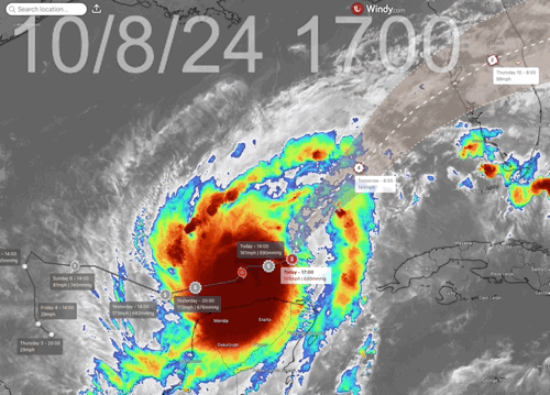 Image for article: Hurricane Milton Update: Category 5 Storm Approaches Florida - Preparedness and Safety Information