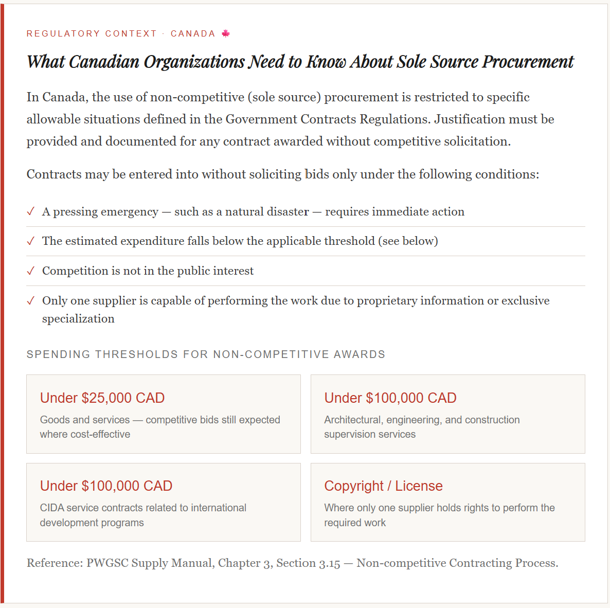Comparing Single to Sole Source Procurement | Back-to-Basics - Supply ...