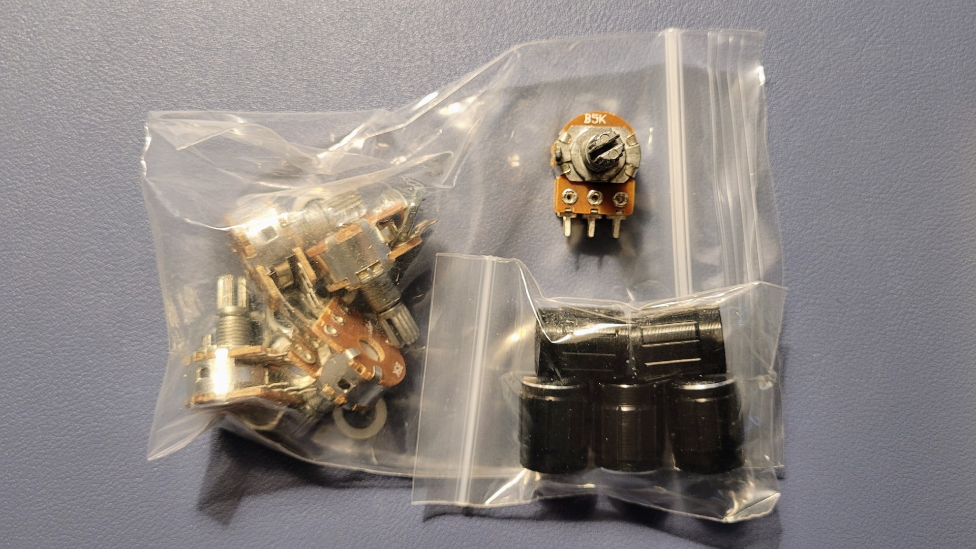 5K ohm potentiometers