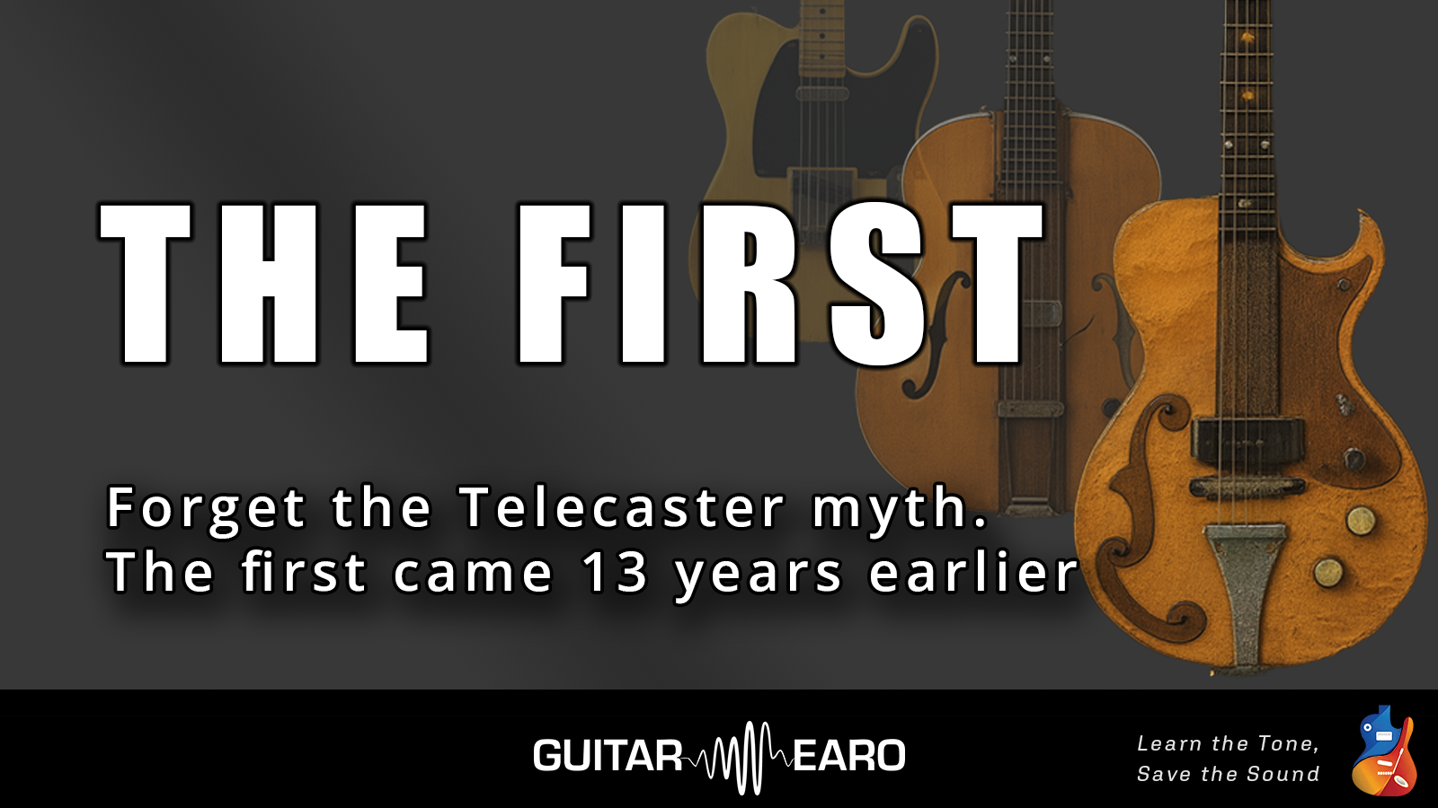 The First Solidbody Guitars: A Log, a Bass, a Country Star, and a TV Repairman