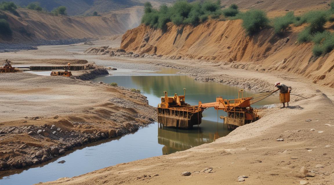 Produção de ouro registrada pelos garimpos já caiu 84% em 2024