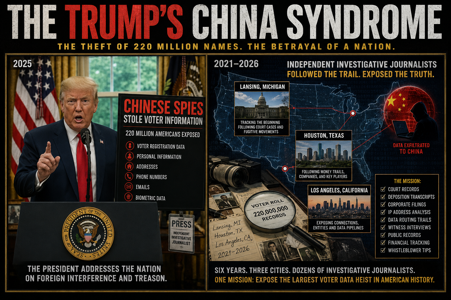Burned Book Vignettes - No. Six - Trump China Syndrome