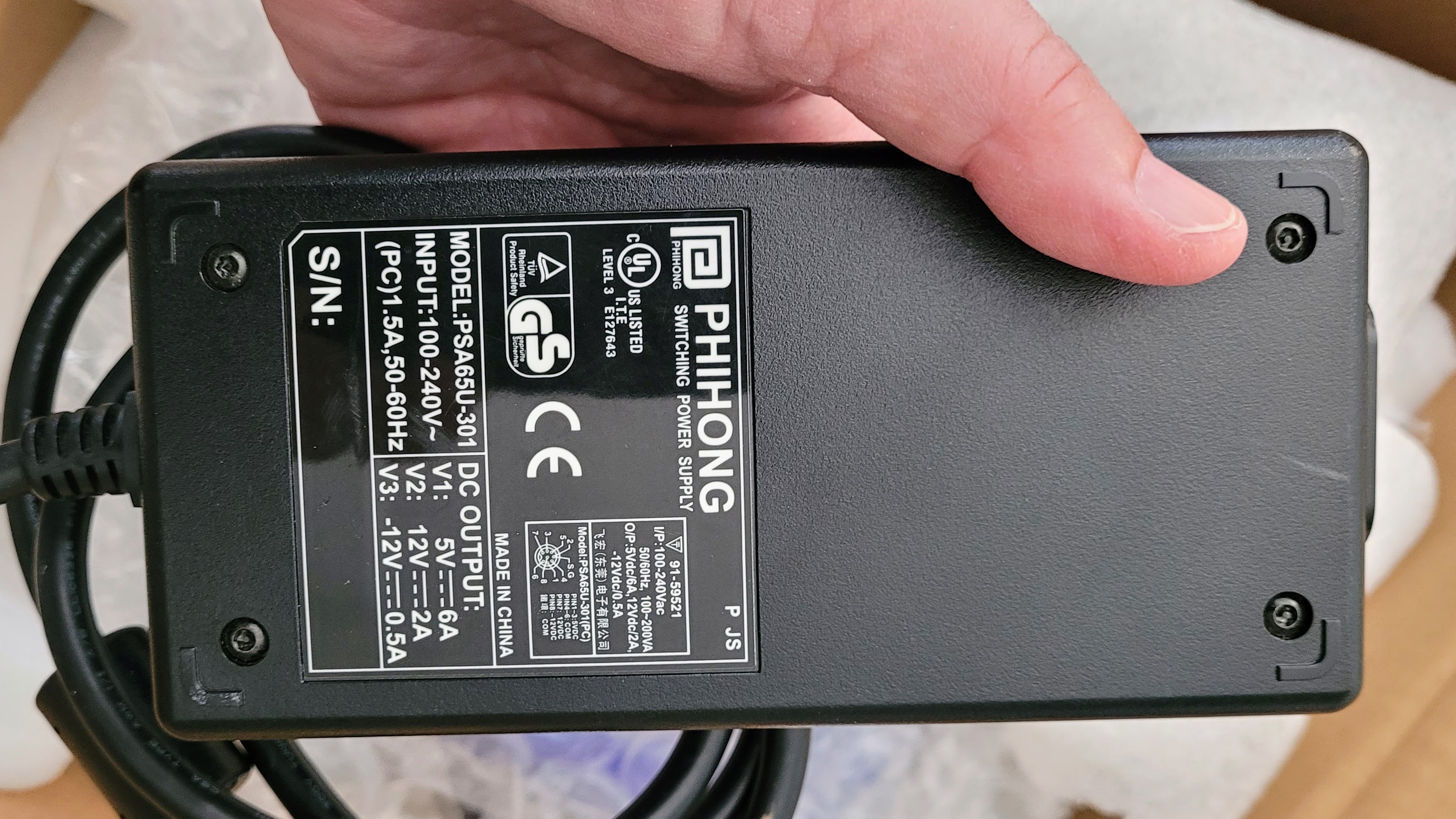 The power brick is actually the size of a brick!