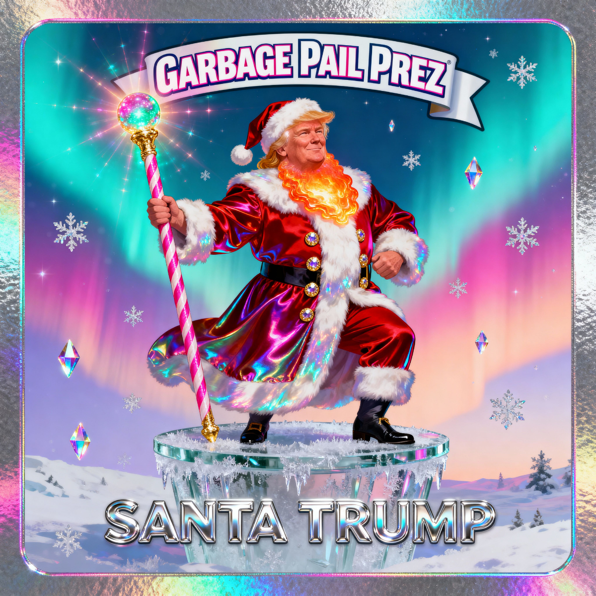 Magick Mica Trump parody art