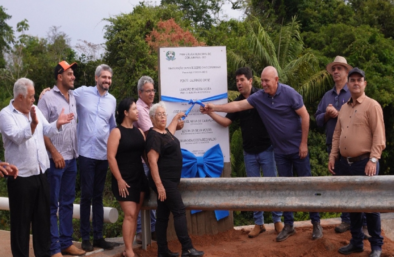 Inauguração de ponte mista em concreto e aço fortalece o escoamento de grãos em Corumbiara e Cerejeiras