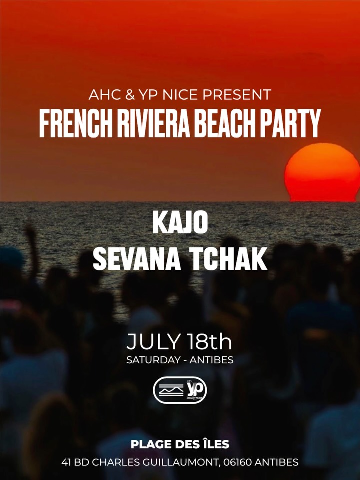Ararat House met Juan-les-Pins en beach party