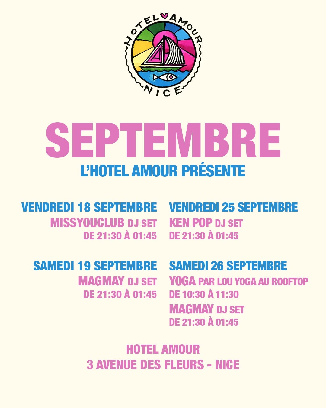 DJ set à l’Hôtel Amour pour bien commencer son week-end