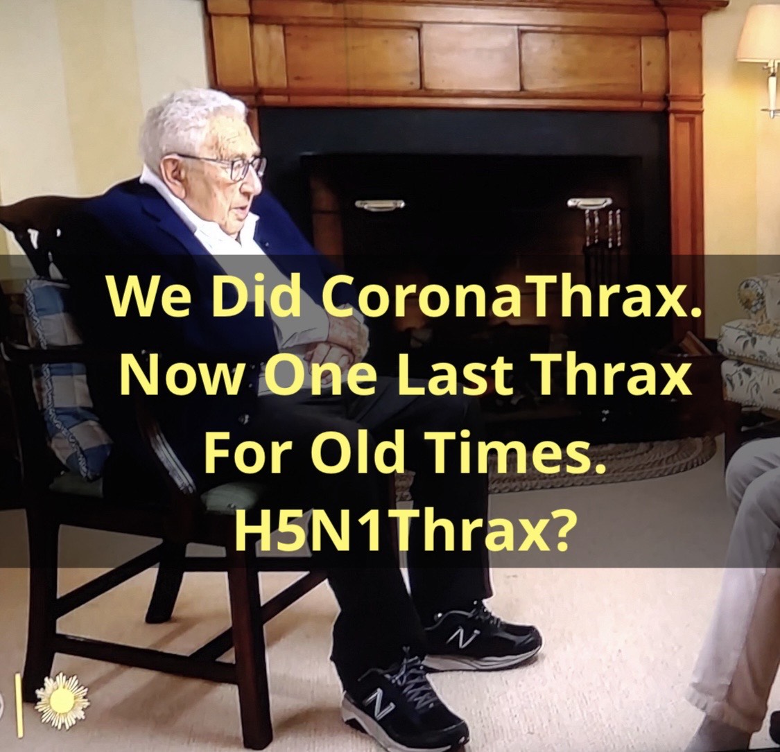 The Making Of CoronaThrax, Part One – Kissinger's CoronaThrax.