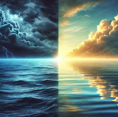 A comparison of the sun and the ocean
Description automatically generated A comparison of the sun and the ocean
Description automatically generated