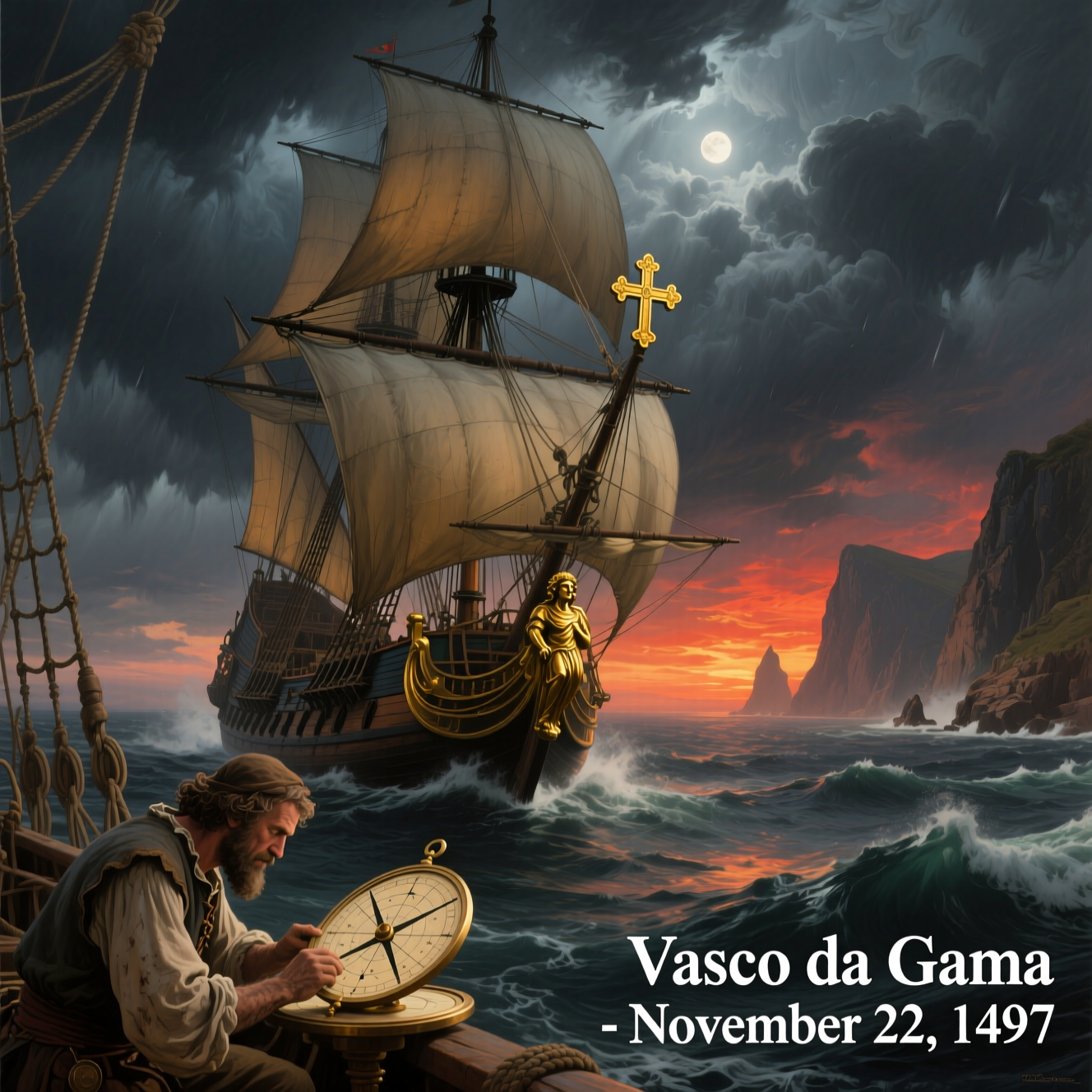 The Rounding of the Cape of Good Hope by Vasco da Gama in 1497: A ...