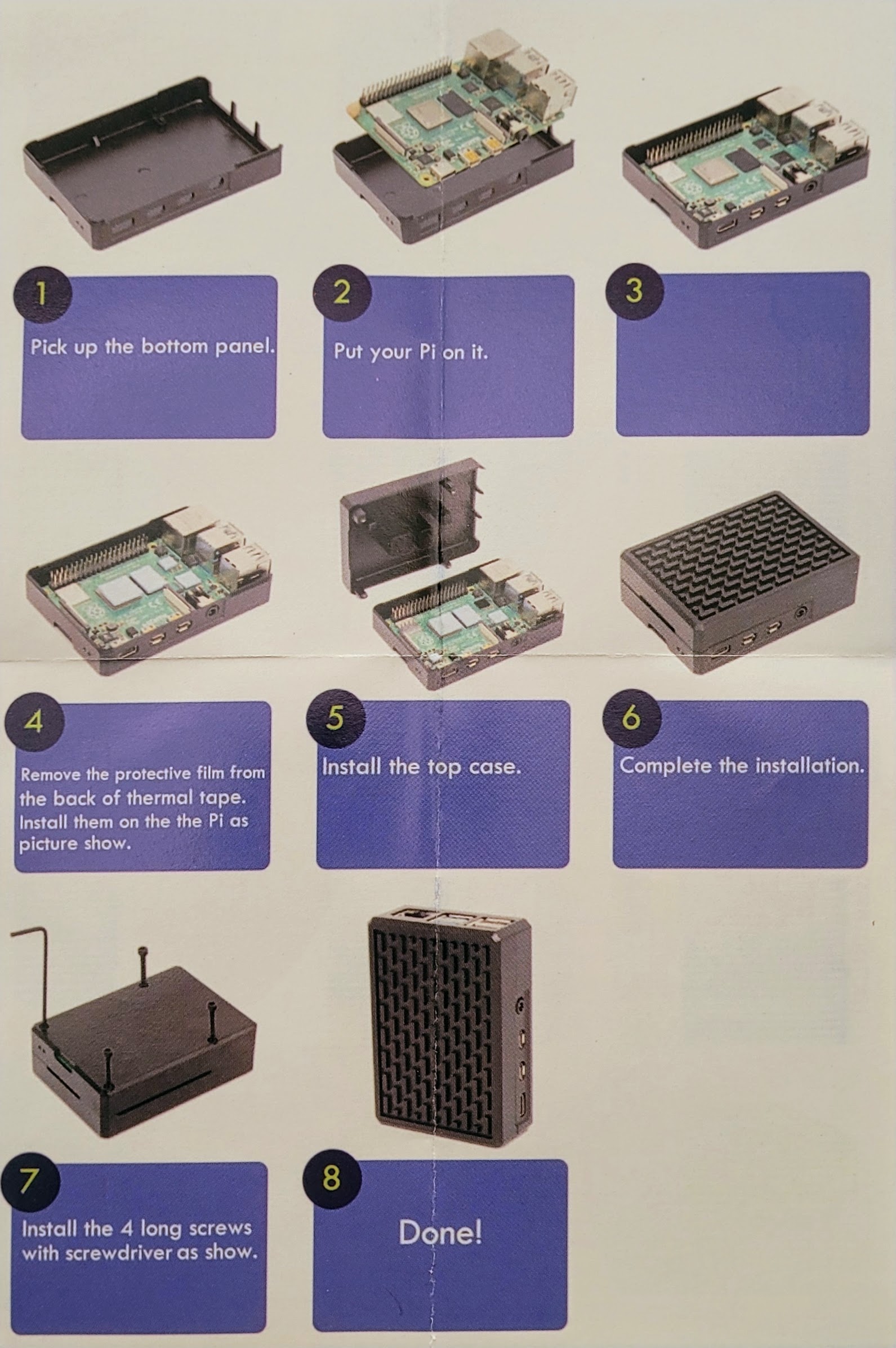 Instructions for the iUniker case