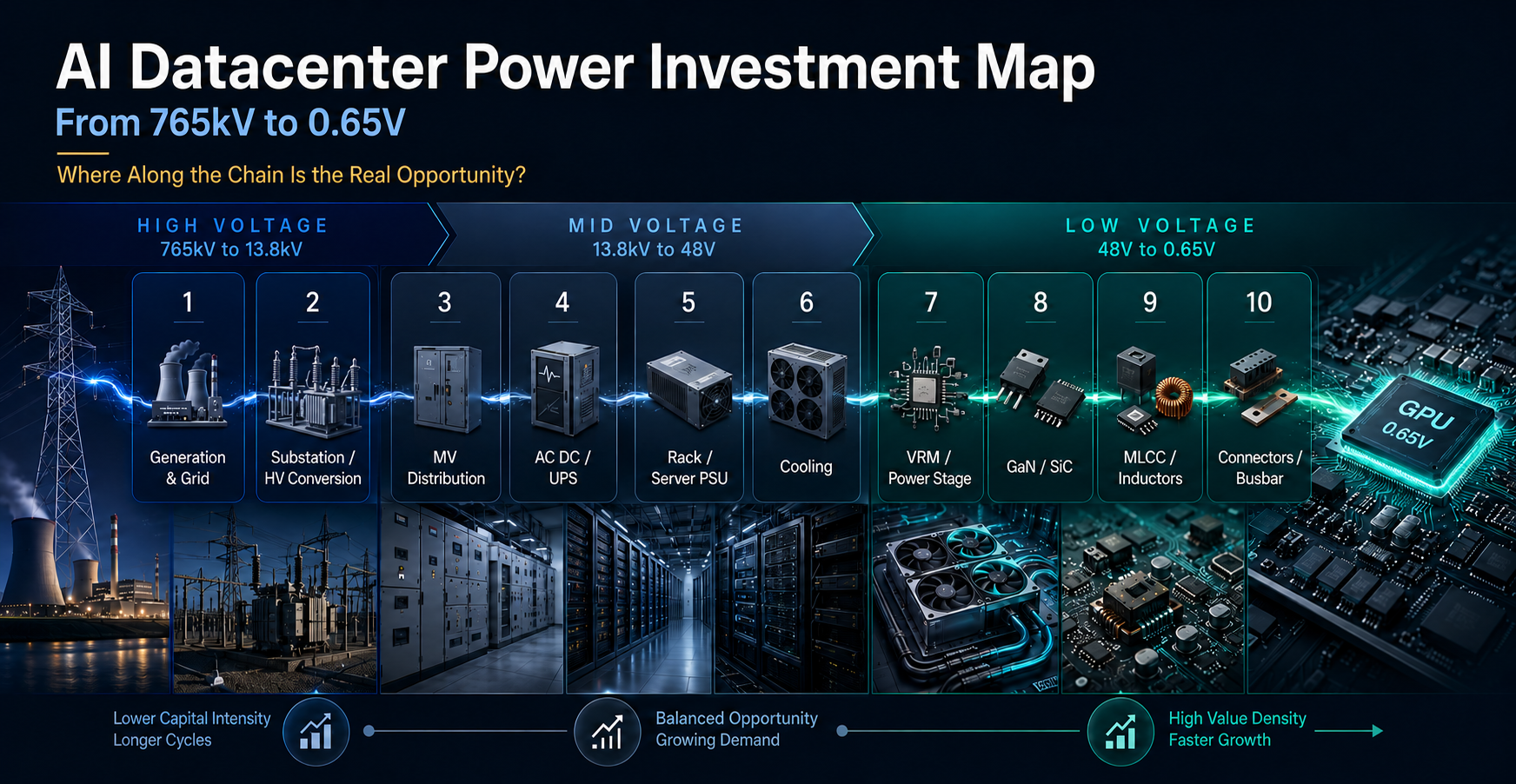 AI Datacenter Power Investment Map