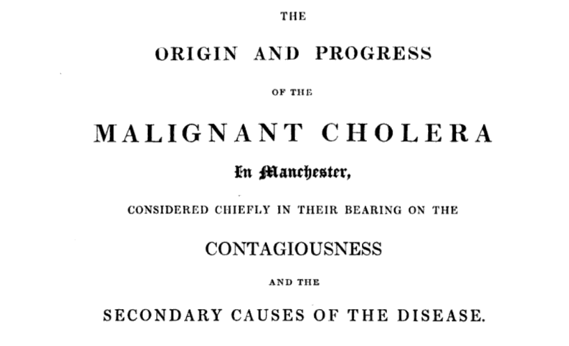 Manchester's 1832 cholera riot mapped - by Dean Kirby