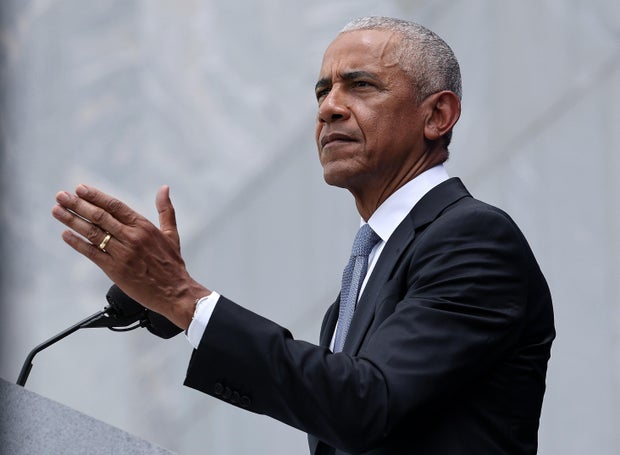 Former Presidents Gather For The Obama Presidential Center Dedication Ceremony 