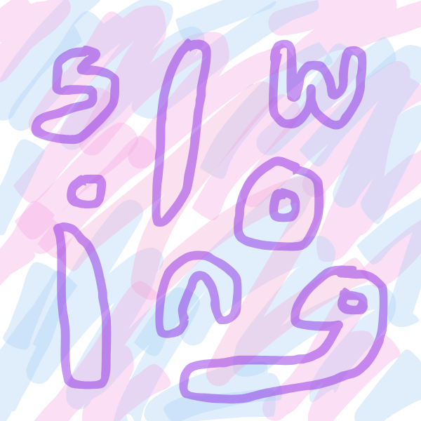 Substack banner for @slowing