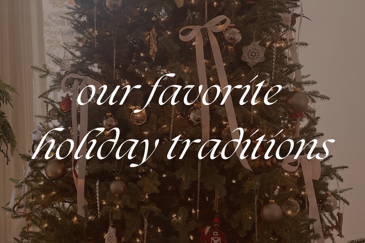What are your favorite holiday traditions? by Teresa Wu(02)