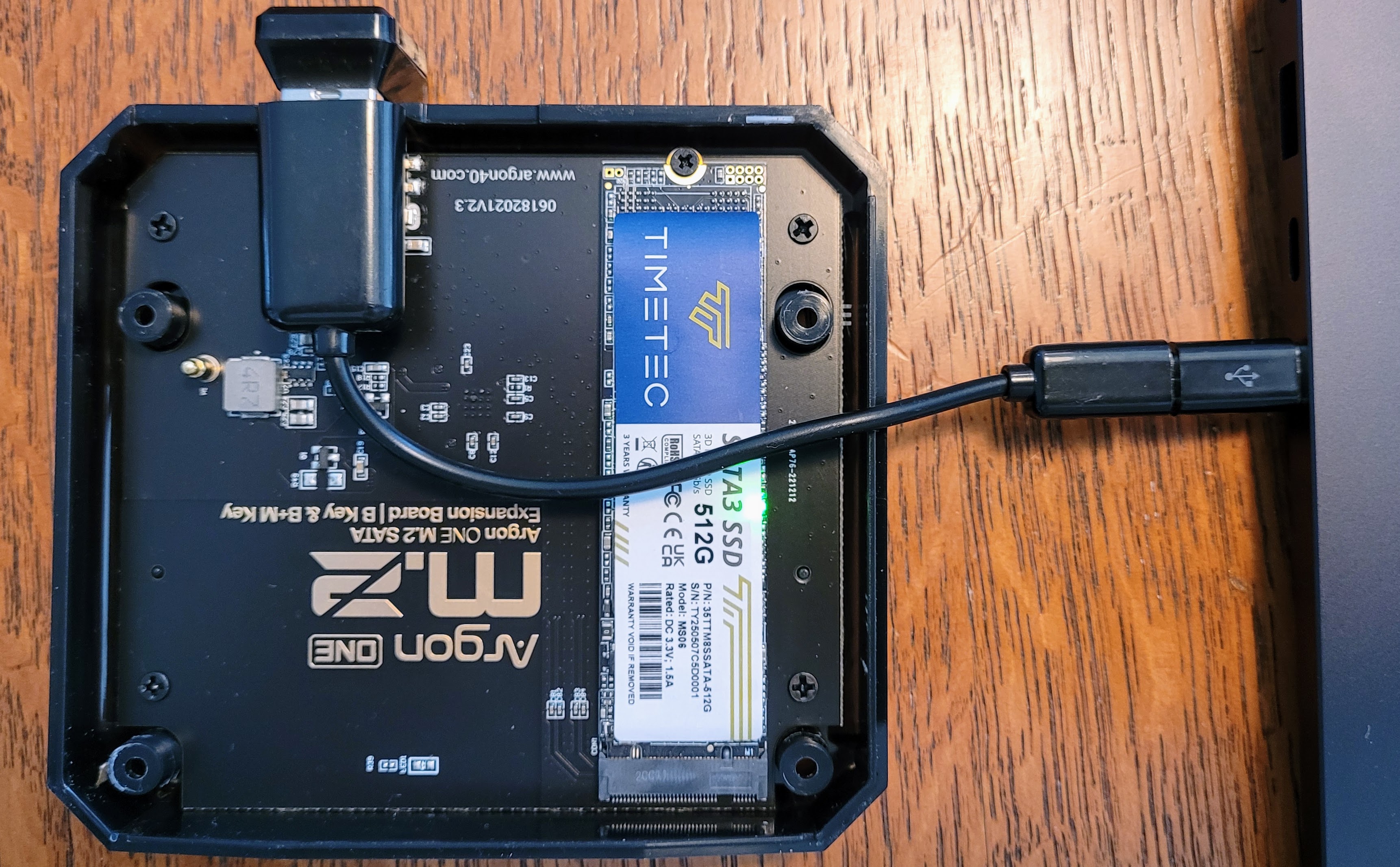 Installing directly from the laptop to the SSD