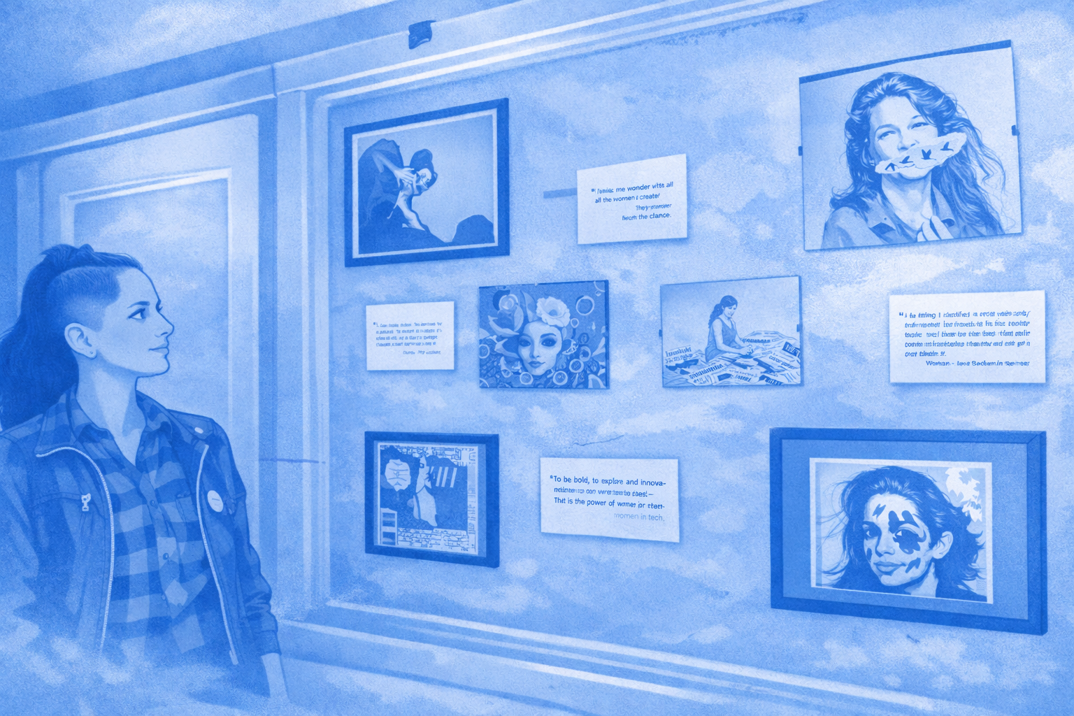 Challenging Stereotypes in Tech Through Feminist Art