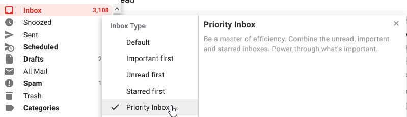 GMail's Priority Inbox