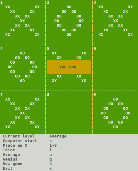 Noughts and Crosses / Tic Tac Toe in Python - by Chris Webb