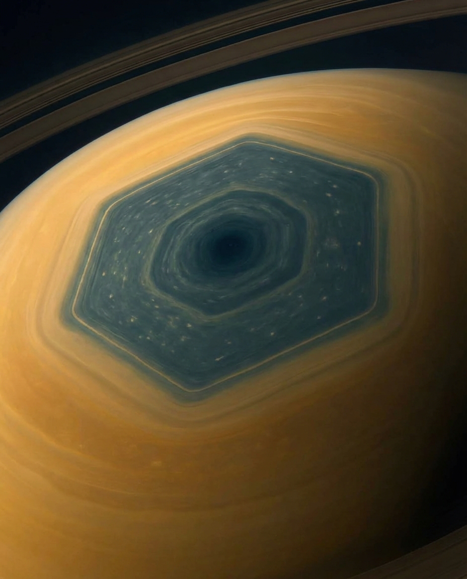 Saturn-Hexagon: Neue Forschungen beleuchten das mysteriöse Sechseck