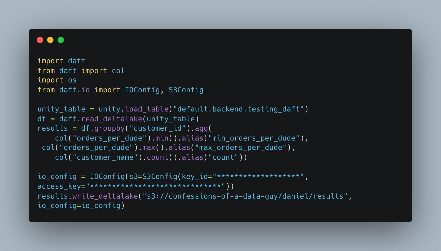 Daft vs Spark (Databricks) for Delta Tables (Unity Catalog)