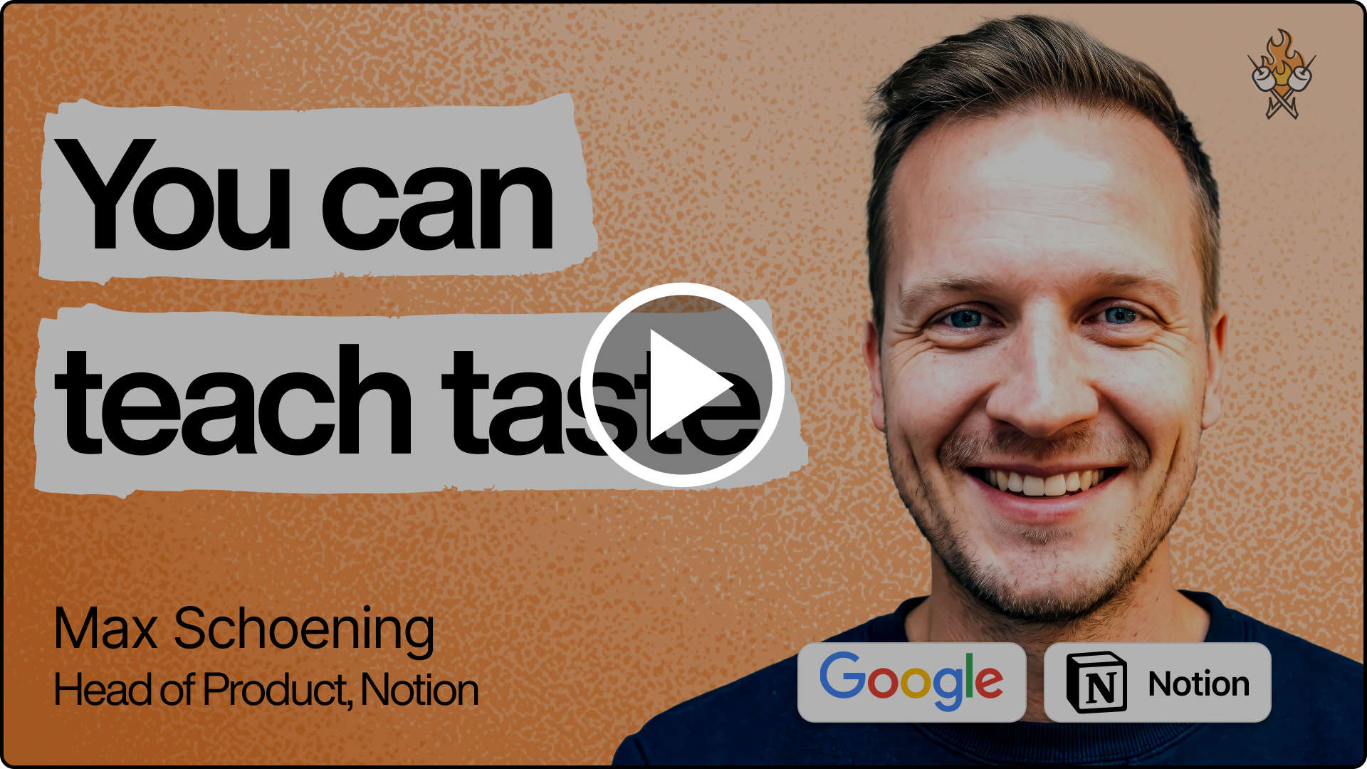 Lenny's Podcast Max Schoening (Notion 프로덕트 헤드) 에피소드 공식 커버 아트 — 'AI 시대에는 스킬보다 에이전시'