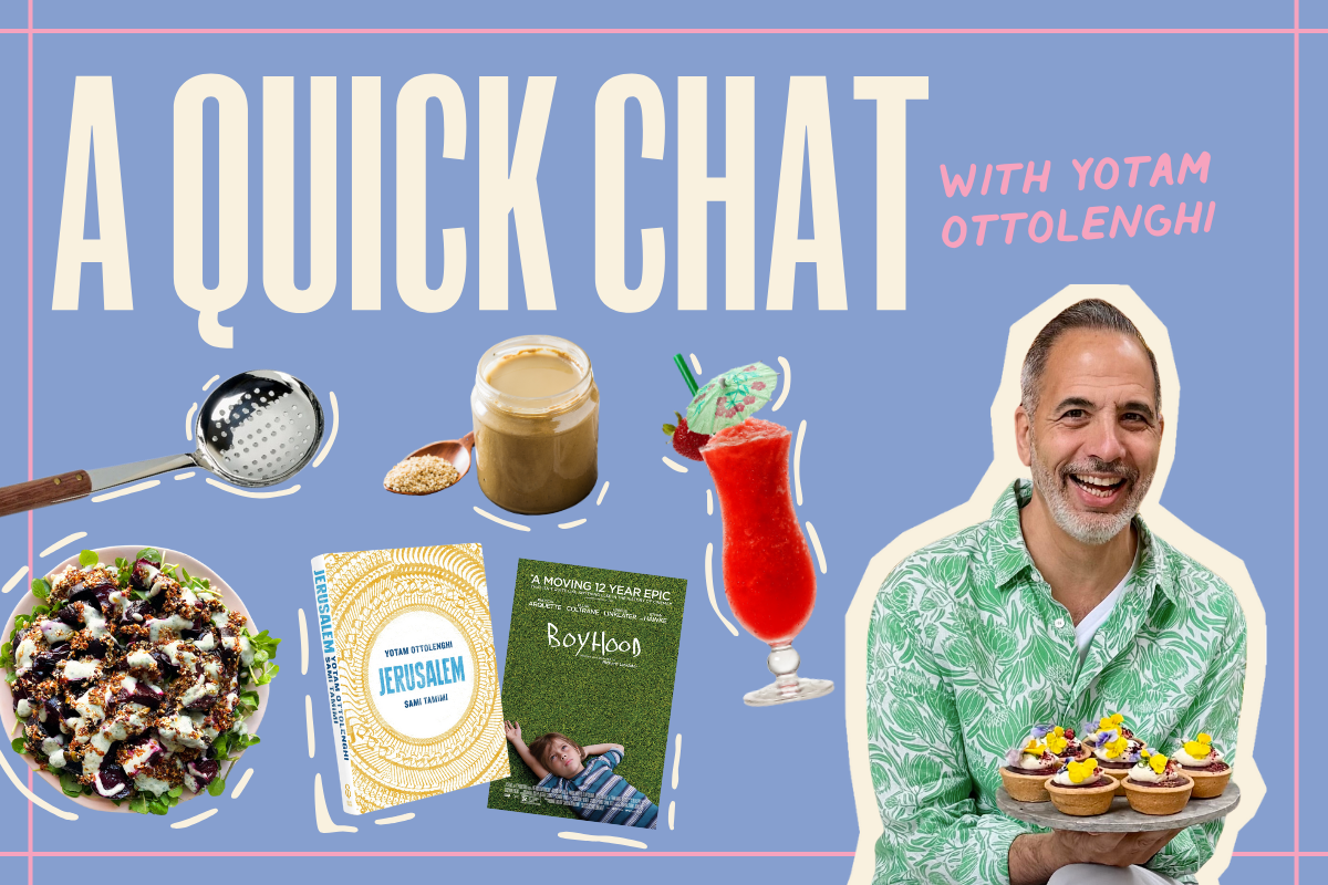 yotam ottolenghi loves strawberry daiquiris