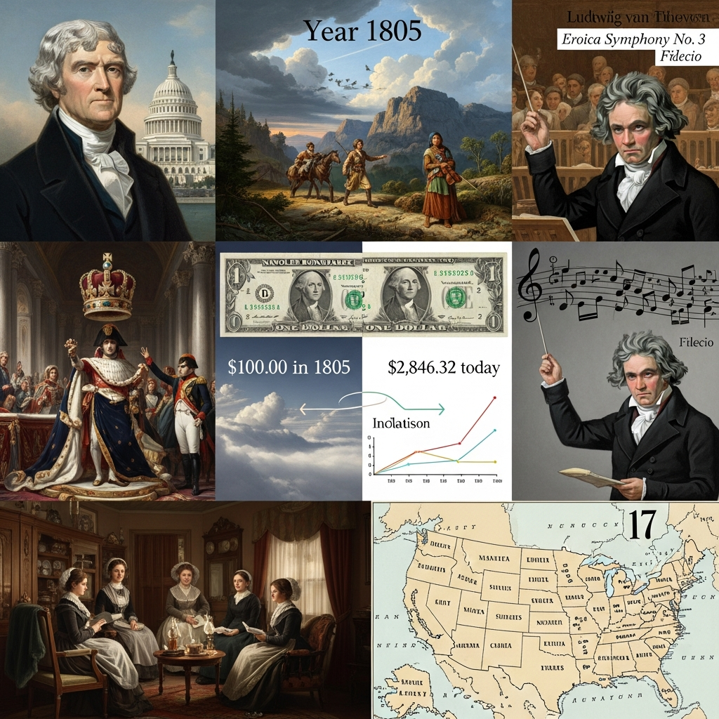 Year 1805 Fun Facts, Trivia, and History