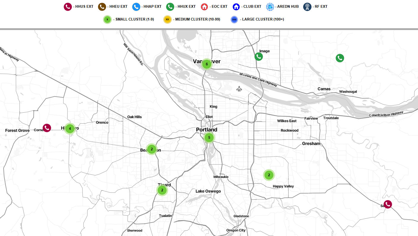 Hamshack Hotline endpoints near my Happy Valley location