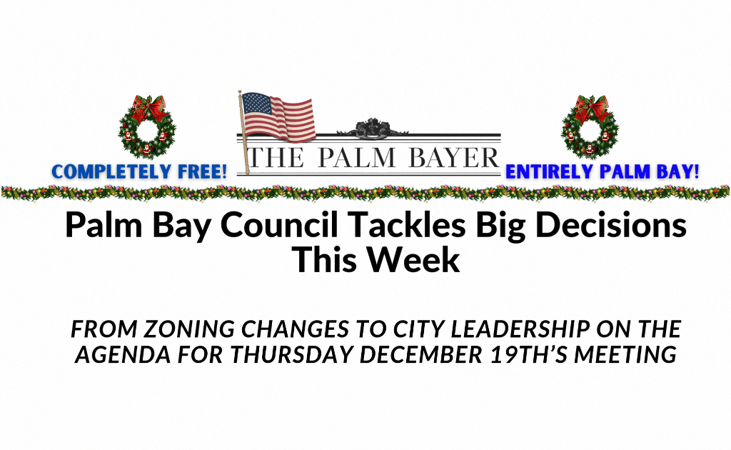 Image for article: What’s on the Agenda? Palm Bay Council Tackles Big Decisions This Week