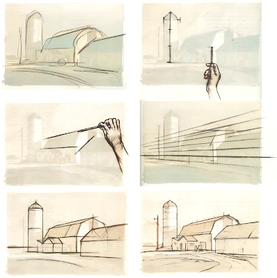 Under Drawing Example Six Steps in the Underdrawing - by James Gurney