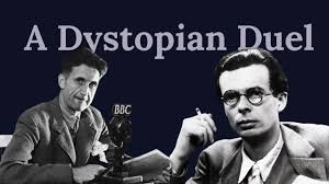 Comparison of 1984 and Brave New World dystopian novels