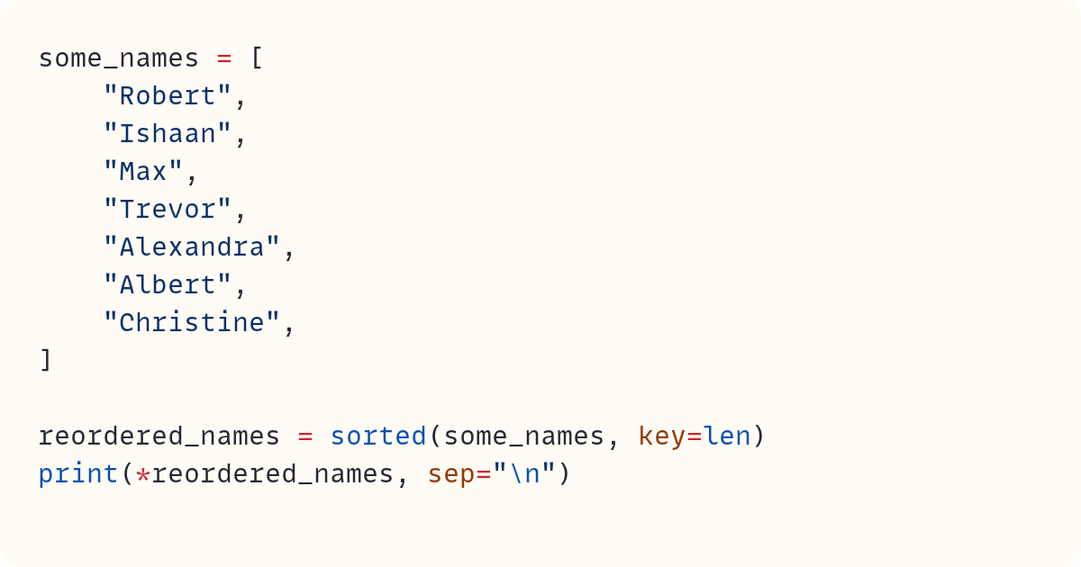 The Key To The key Parameter in Python