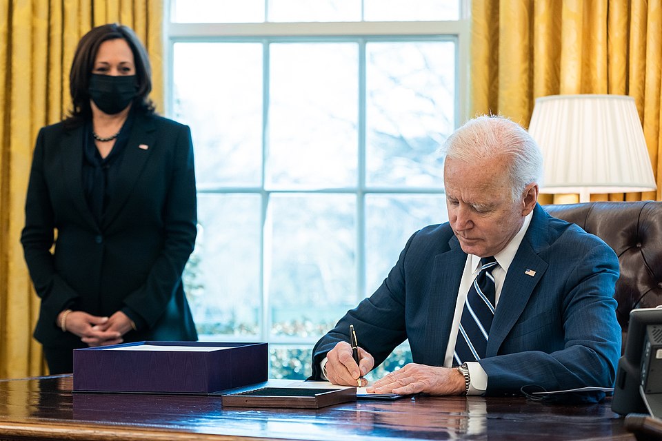 File:President Joe Biden signs the American Rescue Plan into law.jpg File:President Joe Biden signs the American Rescue Plan into law.jpg