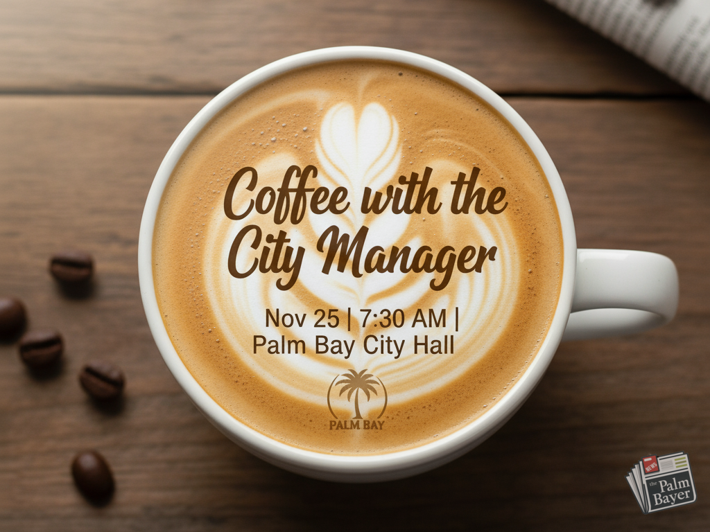 Image for article: Coffee with City Manager Seeks Transparency Ideas from Palm Bay