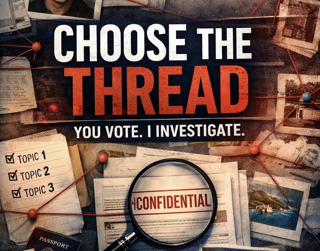 Image for Choose The Thread: A New Weekly Reader-Directed Investigation